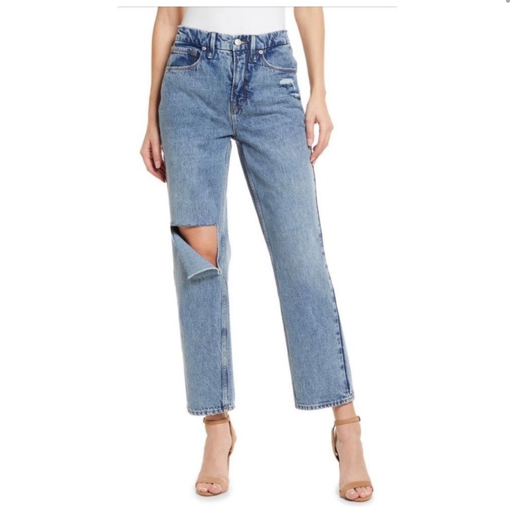 NWT- GOOD AMERICAN The 90s Duster Jean  Size 8